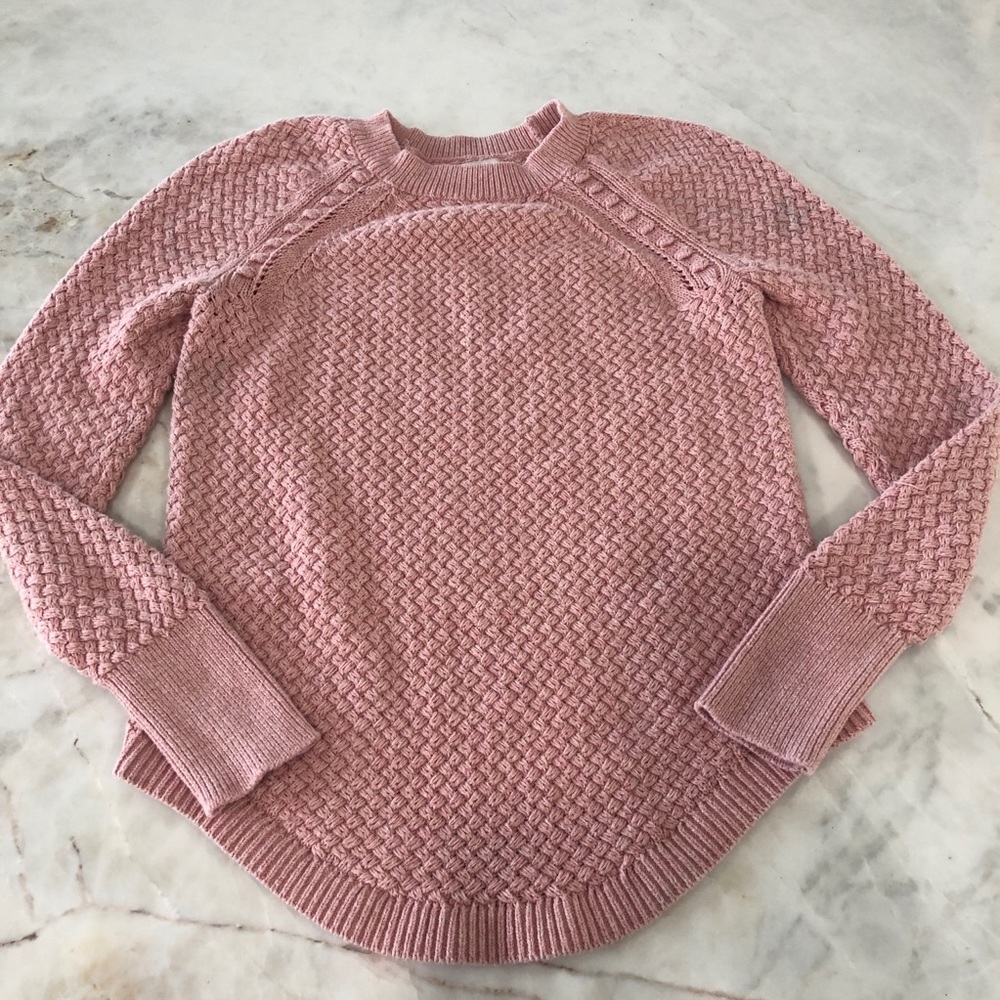 NWOT loft Pink sweater